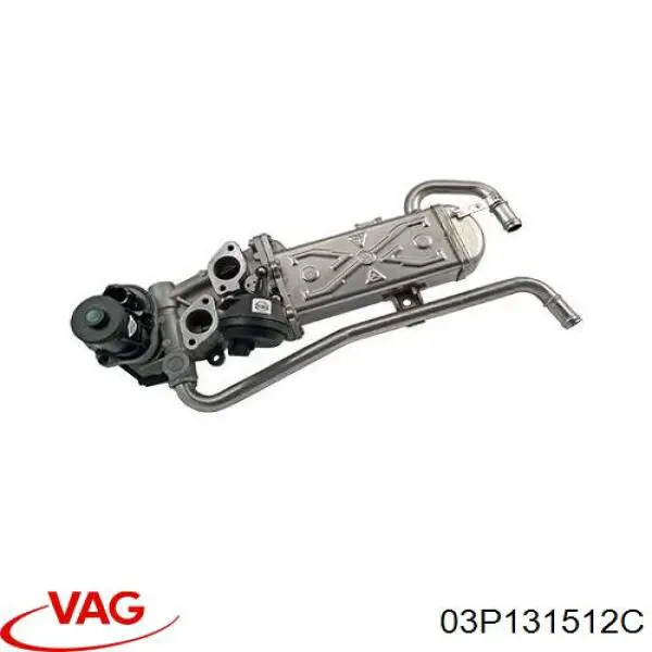 Comprar 03P131512C VAG Enfriador de recirculación de gases de escape EGR