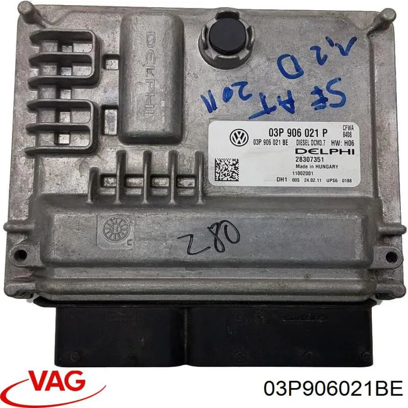 Unidad de control del motor  VAG 03P906021BE precio, desde 185,86 EUR
