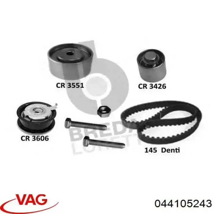 Polea del cigüeñal VAG 044105243 precio, desde 186,69 EUR