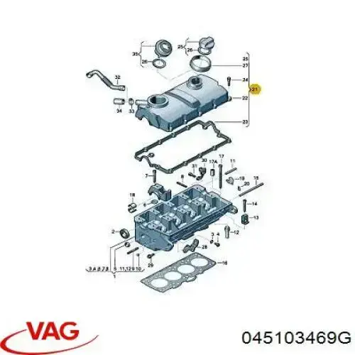 045103469G VAG Junta de balancínes