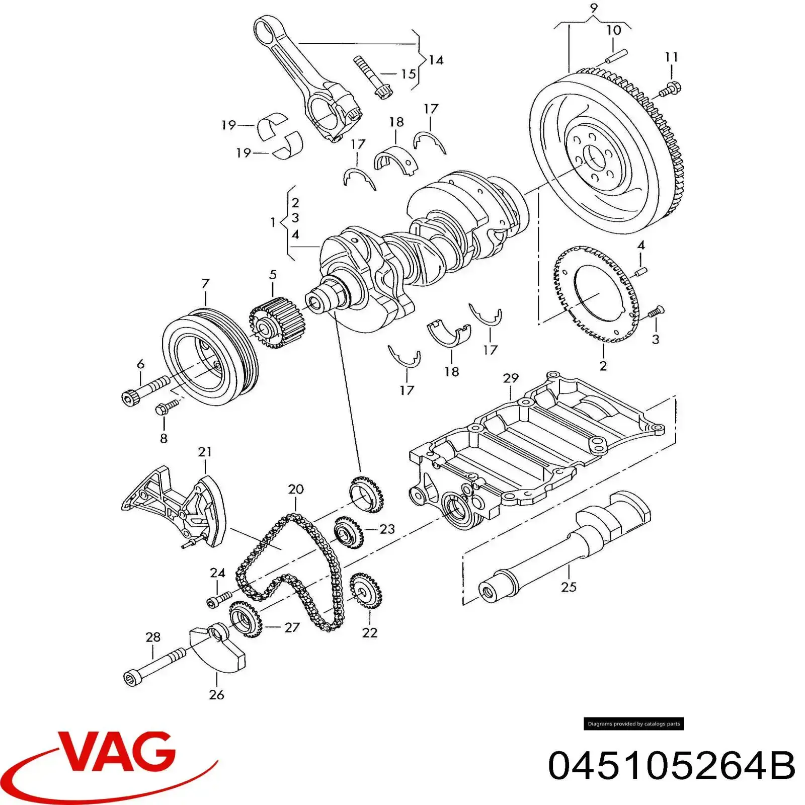 045105264B VAG Embrague motor
