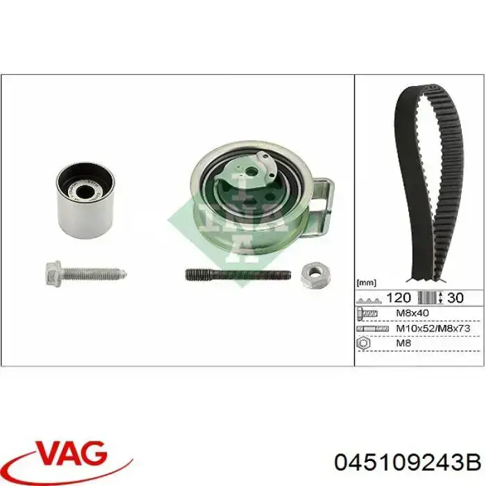 Tensor de la correa de distribución VAG 045109243B precio, desde 46,46 EUR