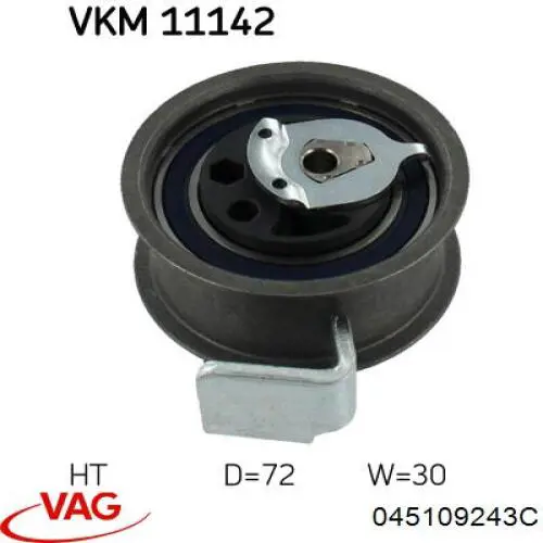 Tensor de la correa de distribución VAG 045109243C precio, desde 48,11 EUR