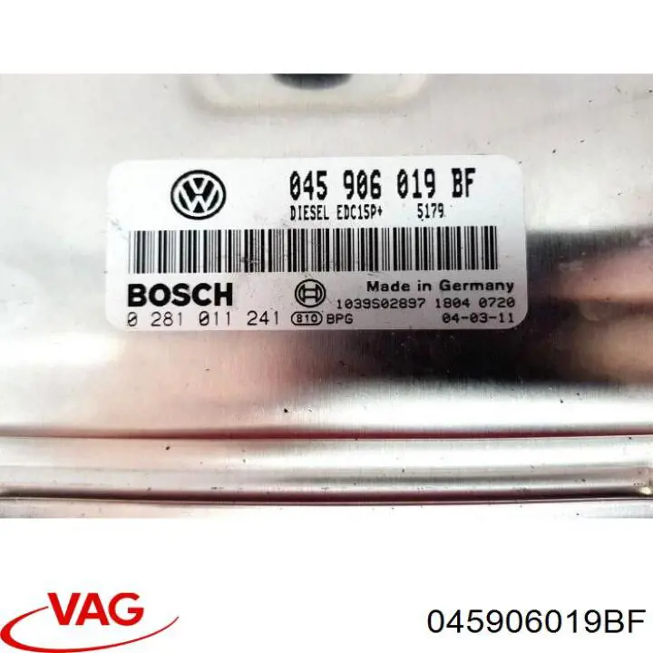 045906019BF VAG Centralina Del Motor