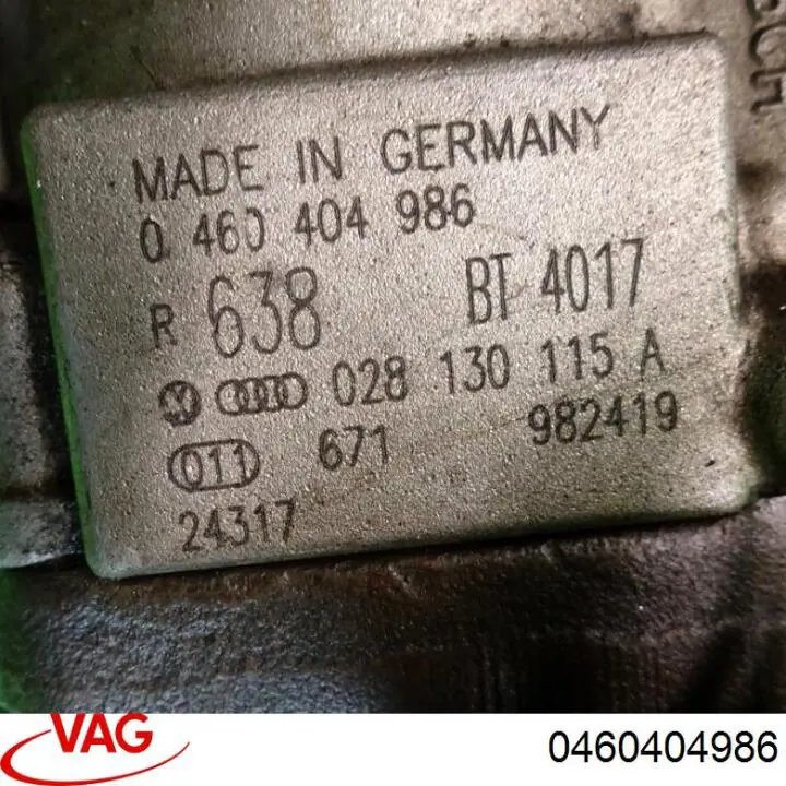 Bomba de alta presión de combustible VAG 0460404986 precio, desde 190,21 EUR
