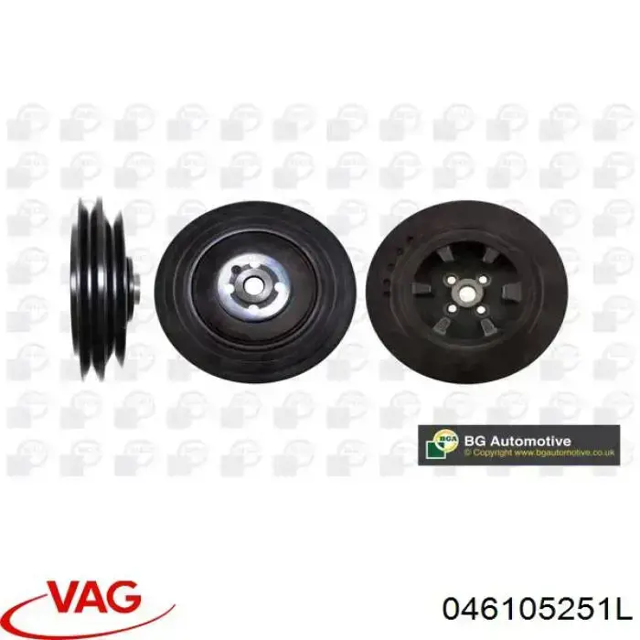 Polea del cigüeñal VAG 046105251L precio, desde 98,65 EUR