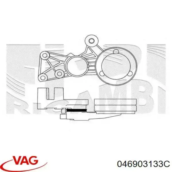 Tensor de la correa trapecial VAG 046903133C precio, desde 50,42 EUR