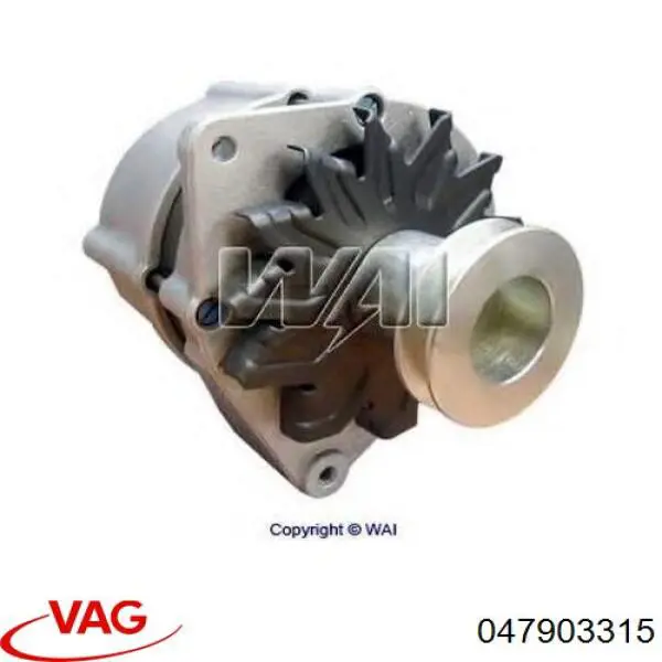 Tensor de la correa trapecial poli v VAG 047903315