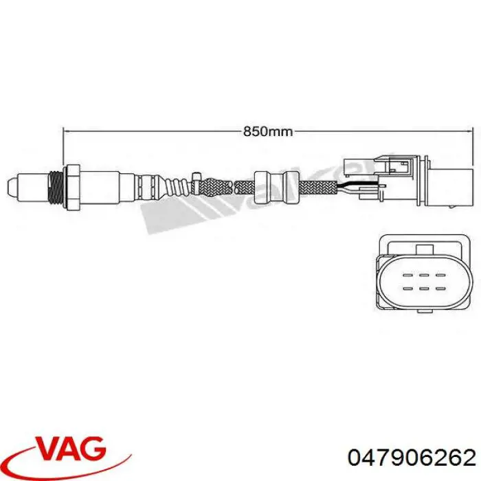 Sensor de oxígeno previo al catalizador 047906262 VAG