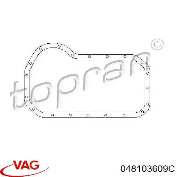 048103609C VAG junta, cárter de aceite