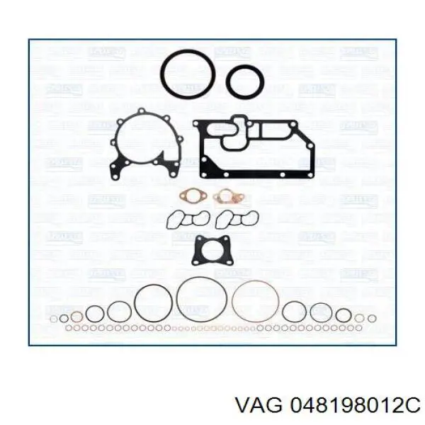 048198012C VAG juego de juntas de motor, completo, superior