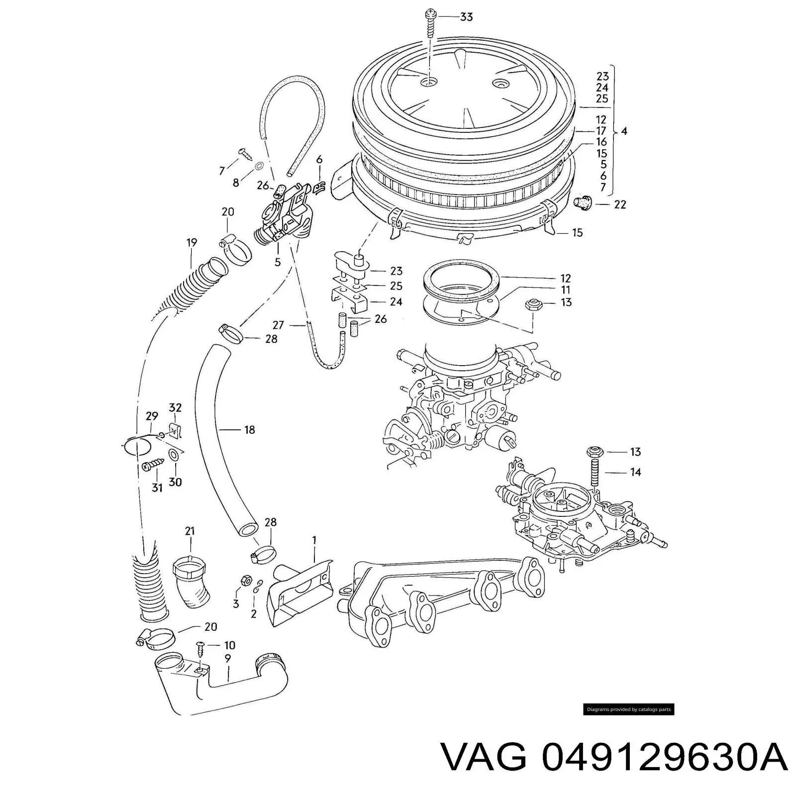 Sensor de temperatura del aire de admisión Volkswagen Caddy I pick-up (14) (1979 - 1996) precio, desde 36,30 EUR
