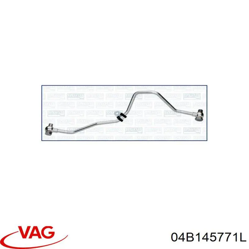 04B145771L VAG Tubo de suministro de aceite a la turbina