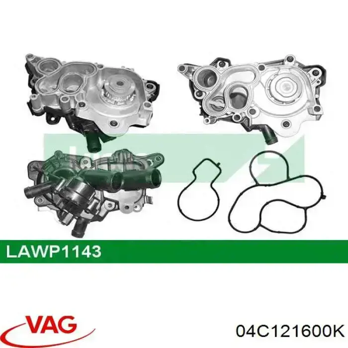 Comprar 04C121600K VAG Bomba de agua para motor