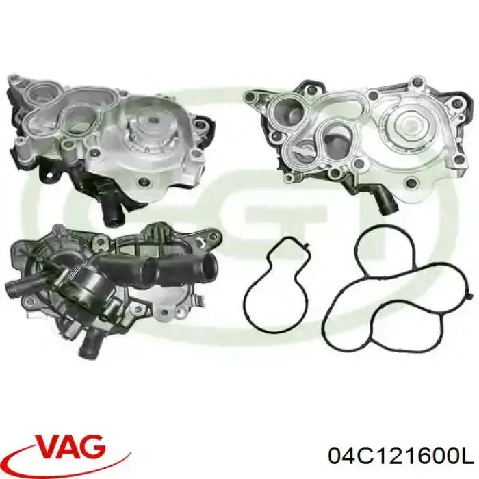 04C121600L VAG Bomba refrigerante coche