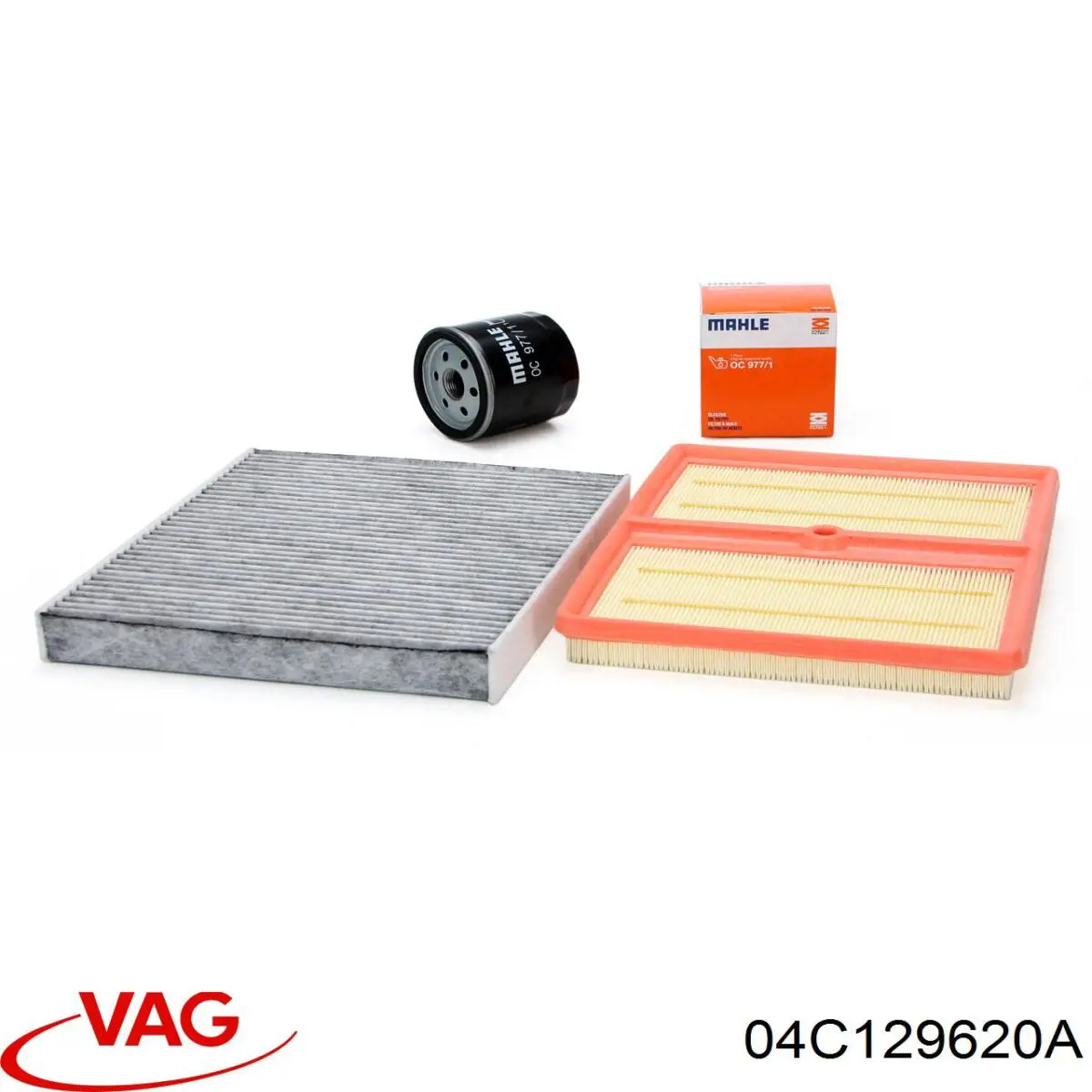 04C129620A VAG Filtro de aire de motor