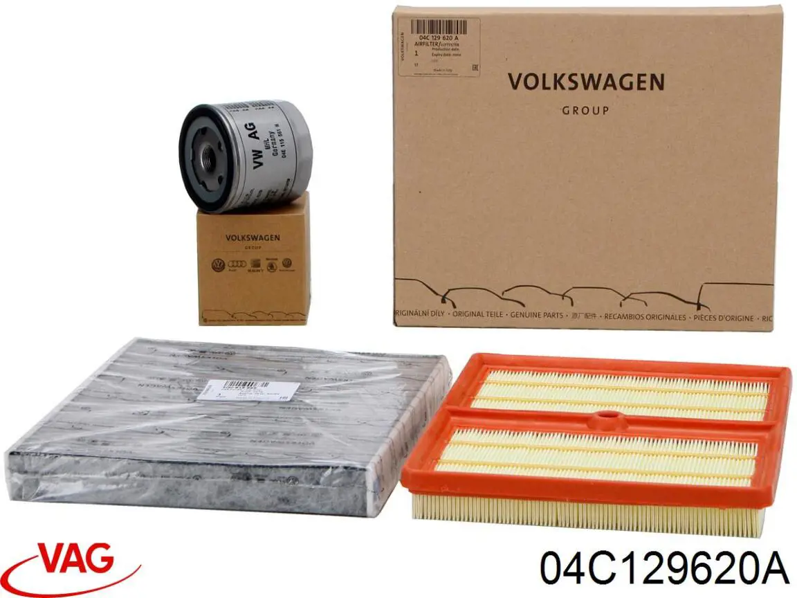 Filtro aire VAG 04C129620A