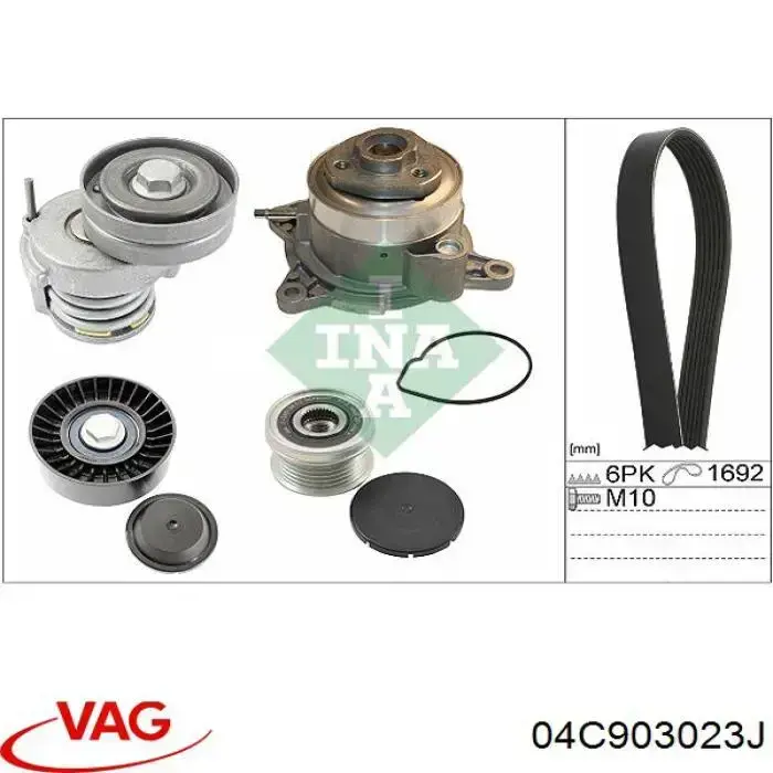 Alternador 04C903023J VAG