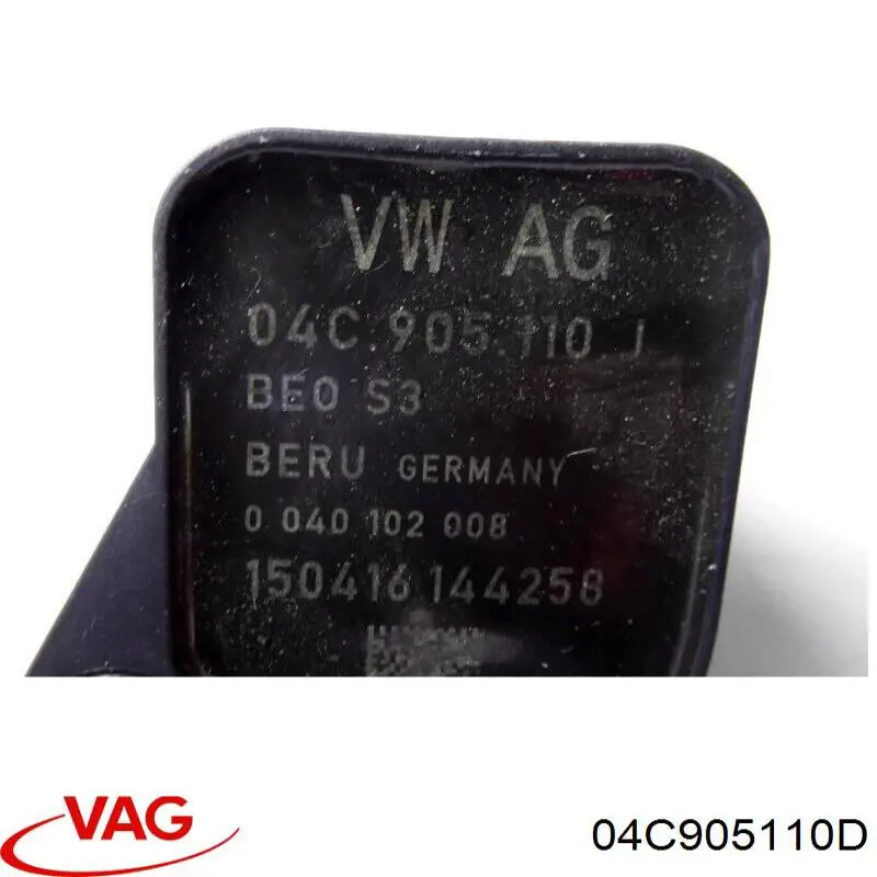 04C905110D VAG Bobina de encendido