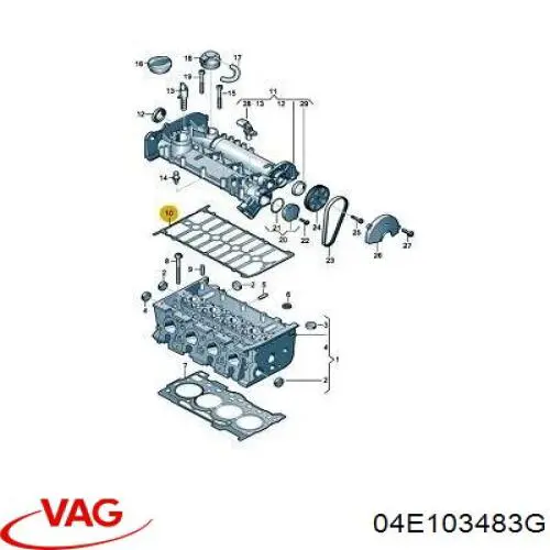 04E103483G VAG Junta de balancínes