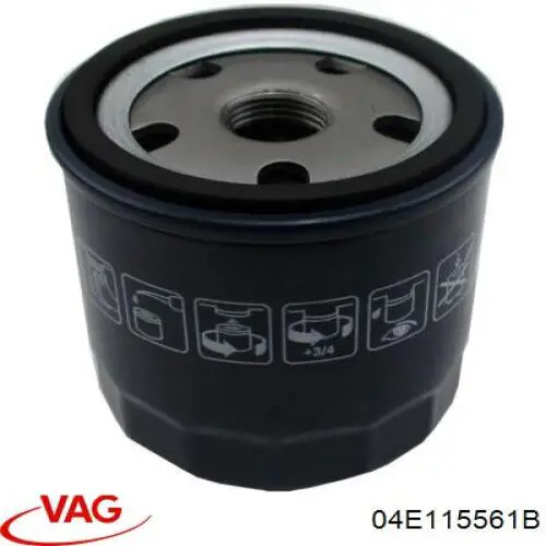 Filtro de aceite 04E115561B VAG