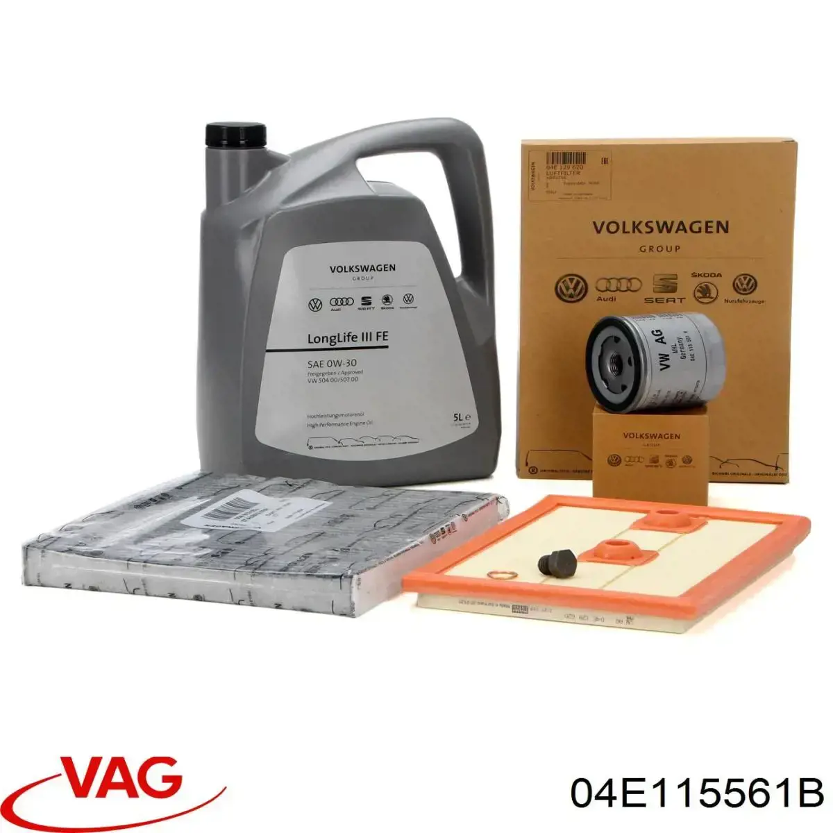 Filtro de aceite motor VAG 04E115561B