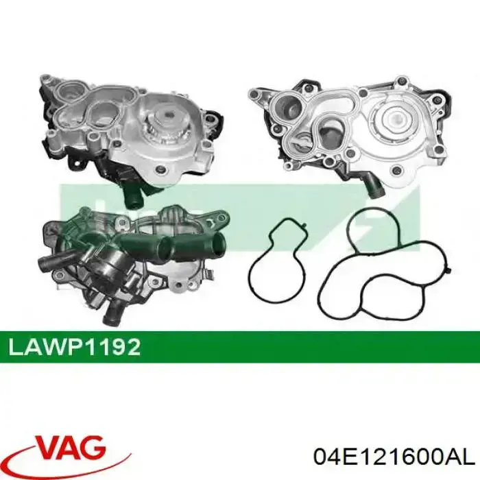 04E121600AL VAG Bomba refrigerante coche