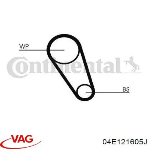 Comprar 04E121605J VAG Correa trapezoidal