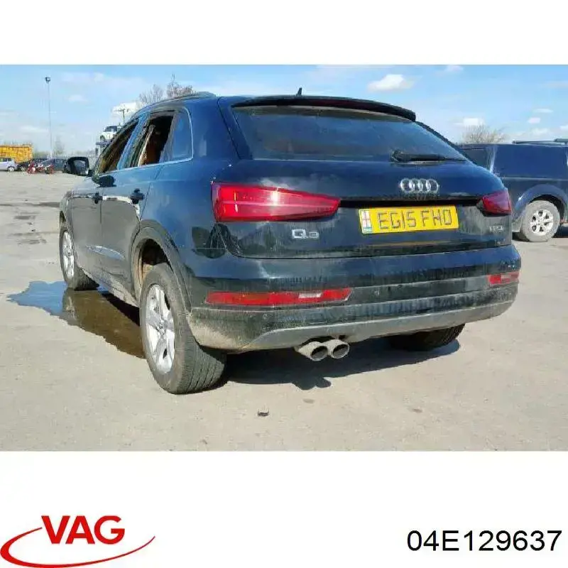 Manguera de drenaje de la carcasa del filtro de aire 04E129637 VAG