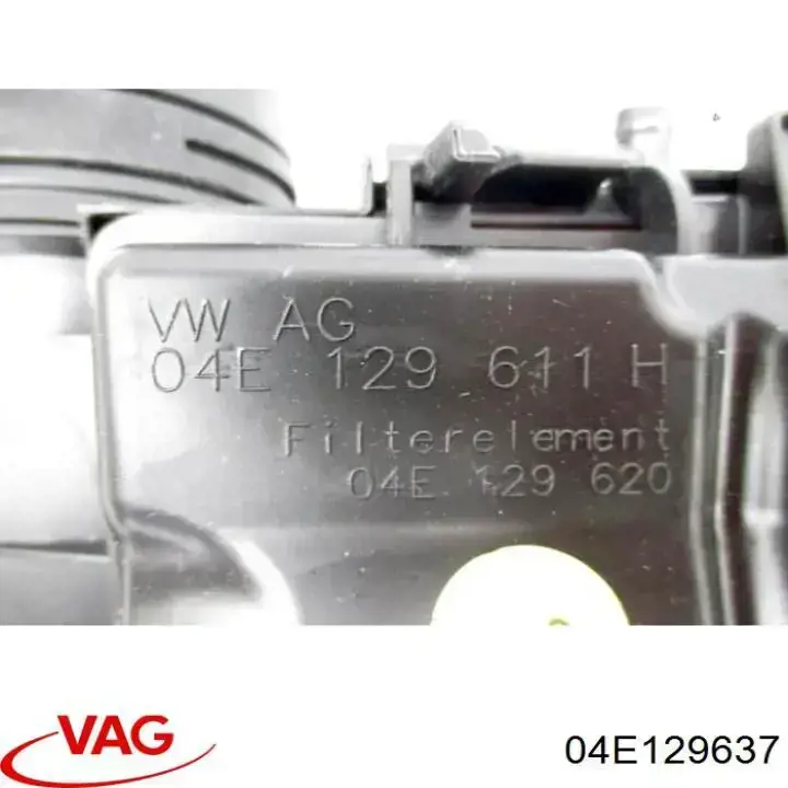 Manguera de drenaje de la carcasa del filtro de aire VAG 04E129637 precio, desde 13,22 EUR