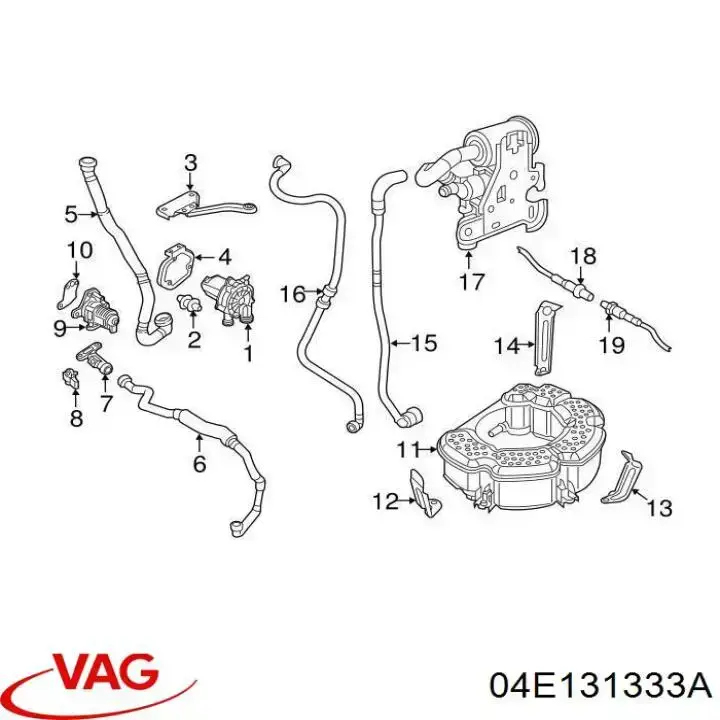 Comprar 04E131333A VAG Bomba de aire
