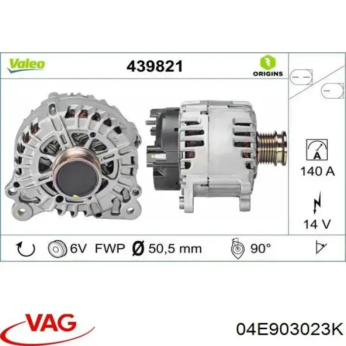 Comprar 04E903023K VAG Dynamo