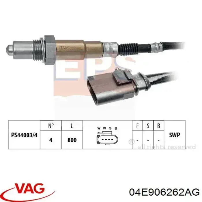 Comprar 04E906262AG VAG Sensor de oxígeno previo al catalizador
