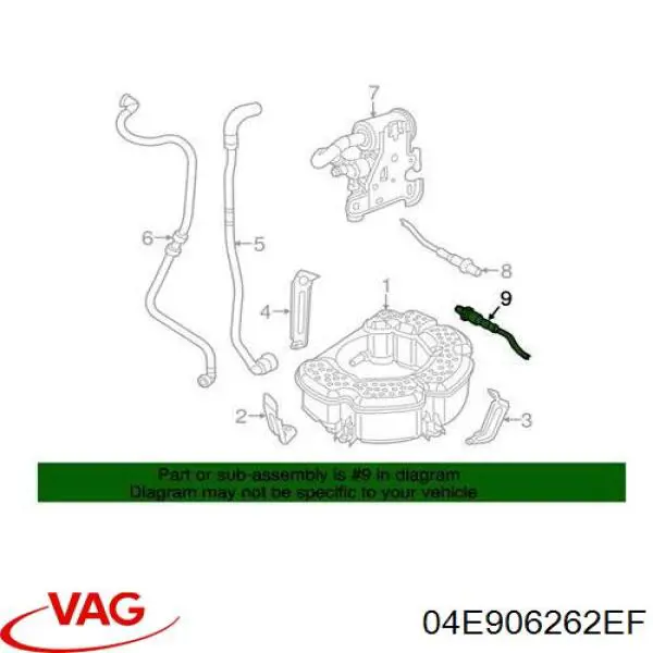 Comprar 04E906262EF VAG Sensor de oxígeno previo al catalizador