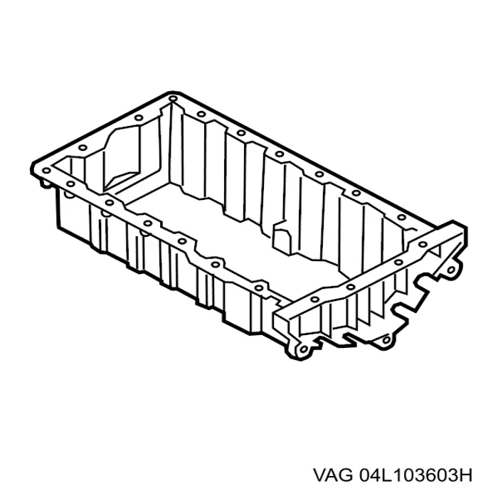 Cárter de aceite, parte superior VAG 04L103603H precio, desde 142,30 EUR