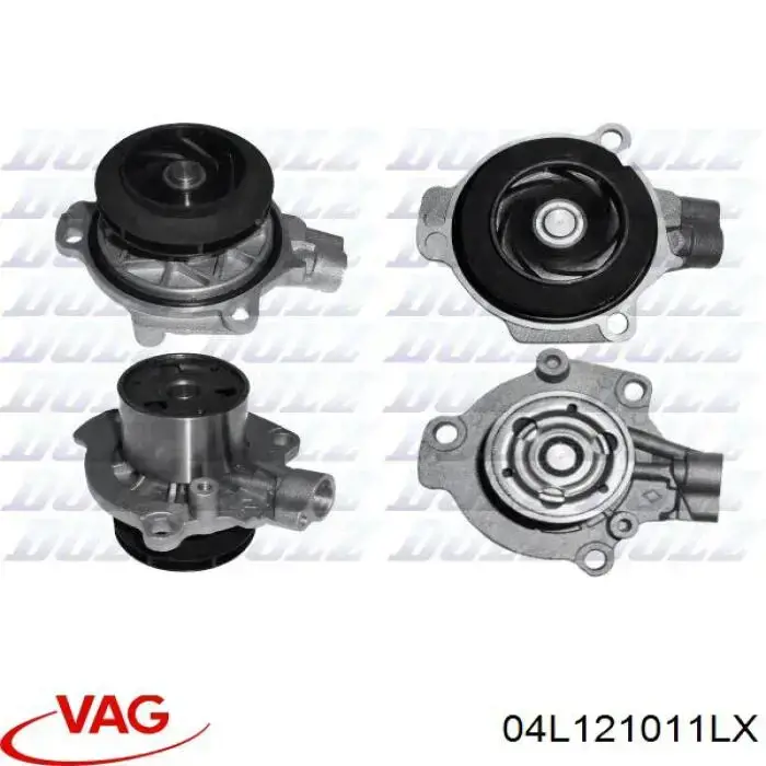 Bombeadora de agua VAG 04L121011LX precio, desde 76,05 EUR
