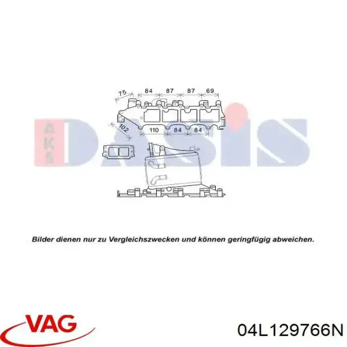 Comprar 04L129766N VAG Colector de admisión