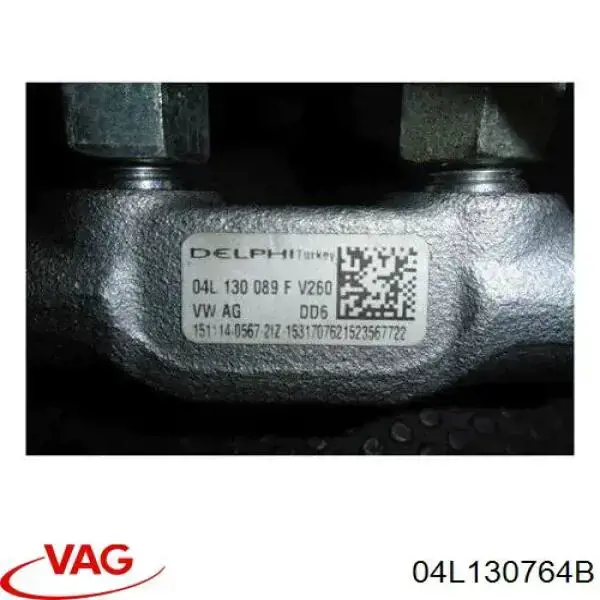 Regulador de presión de combustible 04L130764B VAG