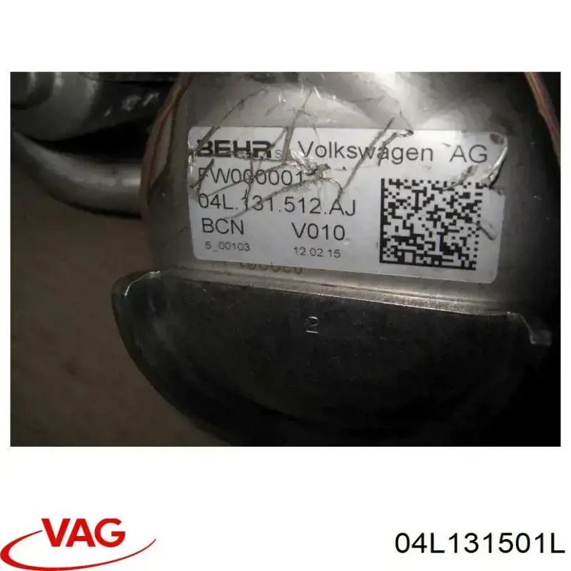 Válvula de regulación de gases VAG 04L131501L precio, desde 142,36 EUR