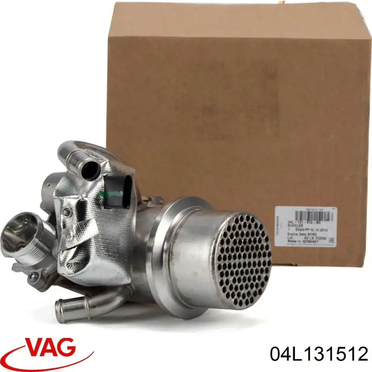 Enfriador de recirculación de gases de escape EGR 04L131512 VAG