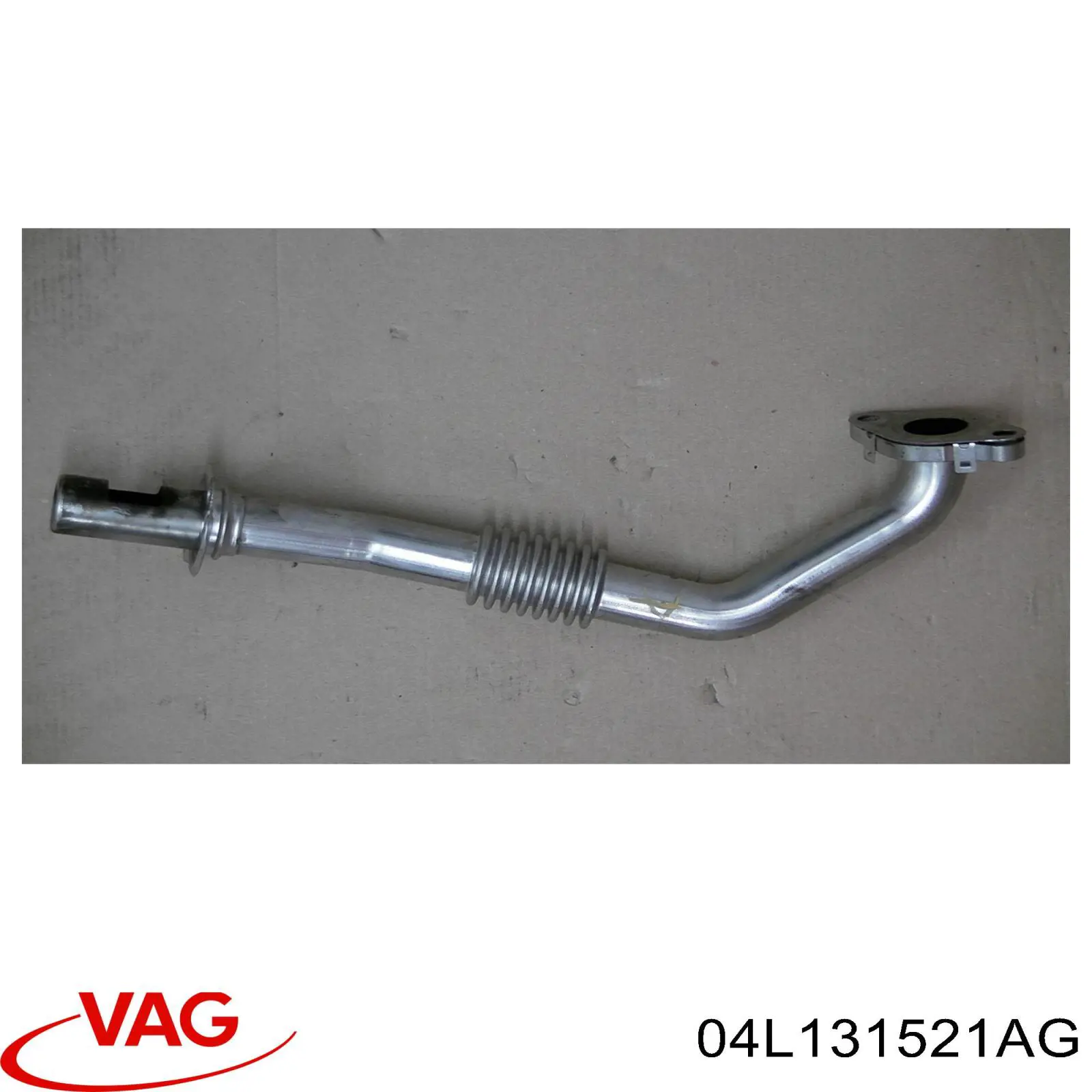 04L131521AG VAG Tubo del sistema de recirculación de gases de escape EGR