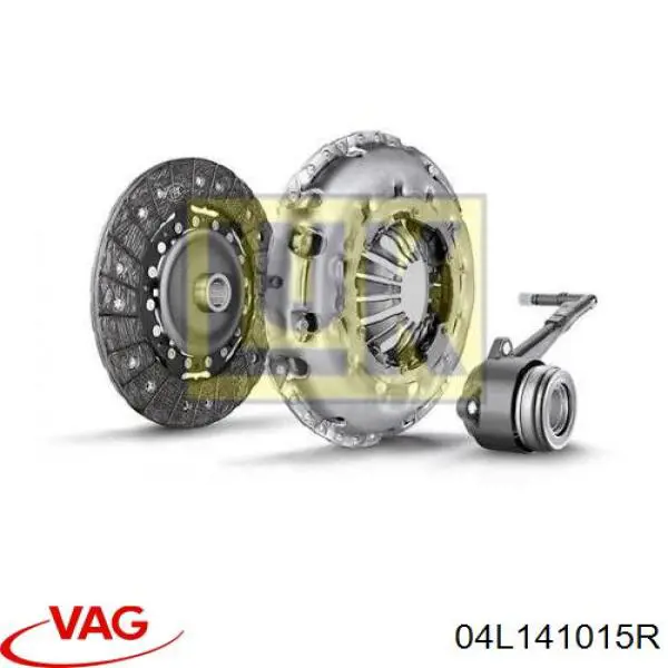 04L141015R VAG kit de embrague (3 partes)