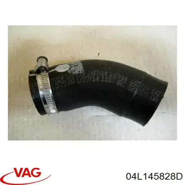 04L145828D VAG tubo flexible de aire de sobrealimentación inferior
