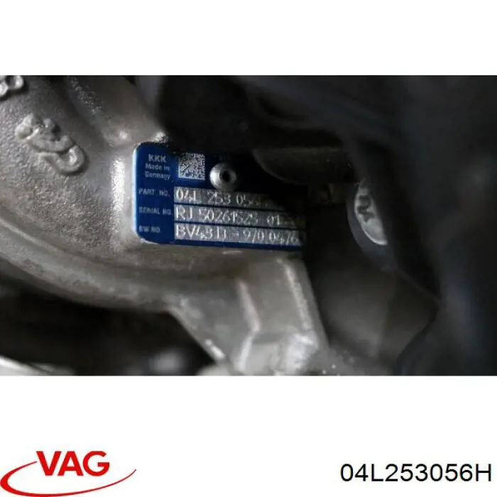 Turbocompresor 04L253010S VAG
