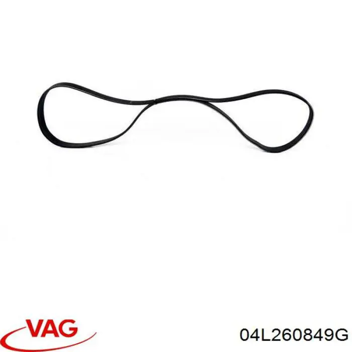 Correa de alternador 04L260849G VAG