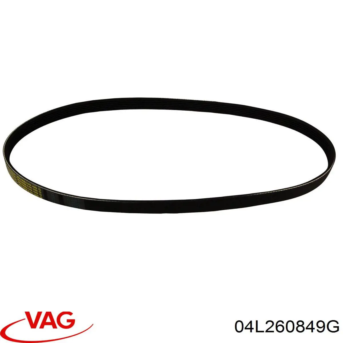 Correa accesorios VAG 04L260849G