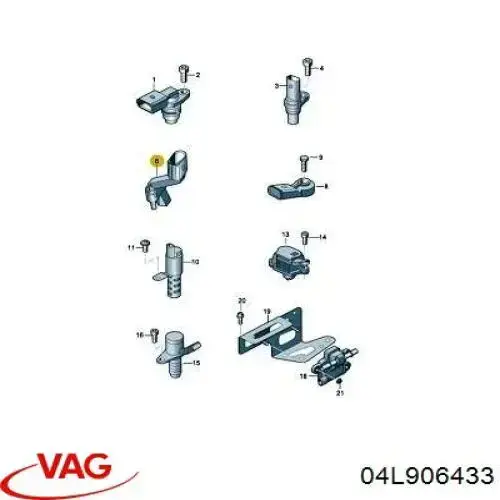 Sensor ckp VAG 04L906433