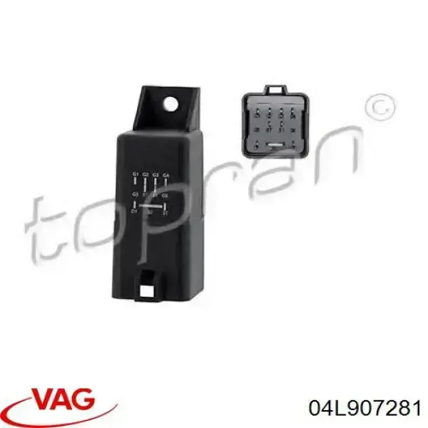 04L907281 VAG Relé de bujías incandescentes