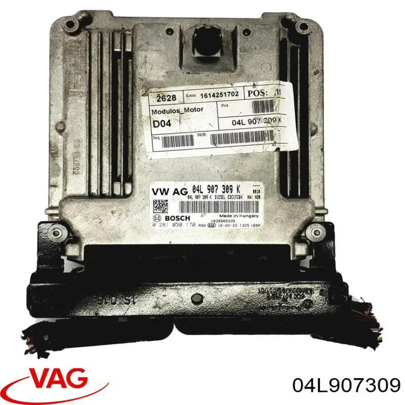 04L907309 VAG Centralina Del Motor