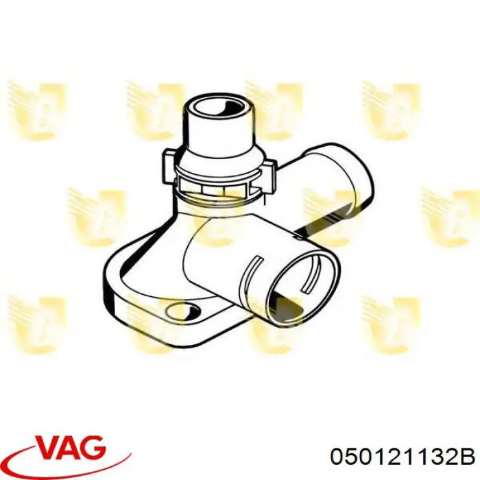 Brida del sistema de refrigeración (triple unión) 050121132B VAG